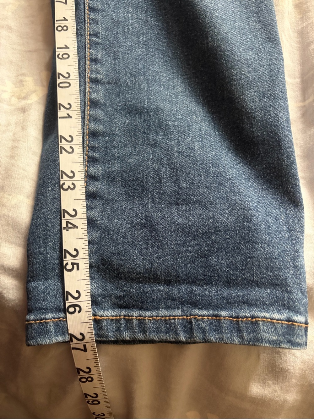Celebrity Pink Puff Sleeve One-piece Dark Stretch Denim Boiler-suit Size Medium - Picture 15 of 16